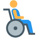 Wheelchair user highlighting Celtron's rehabilitation for functional impairments