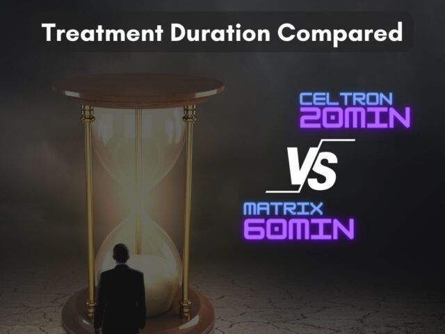 Session Duration Showdown Matrix Therapy vs Magneto vs Celtron
