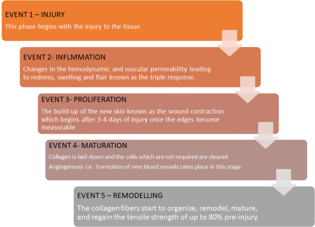 process of healing the five stages 